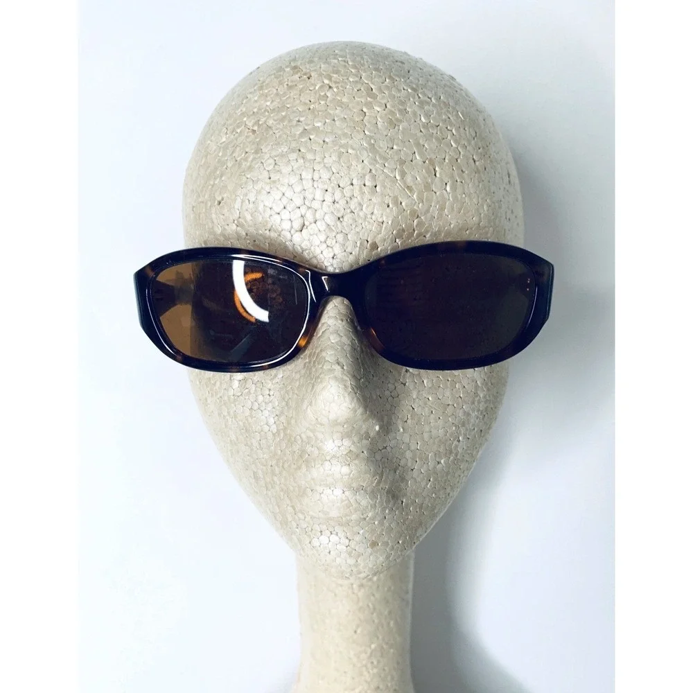 Kate Spade NY Clear Brown Frame w Leopard Temples Sunglasses Italy 54 17 120